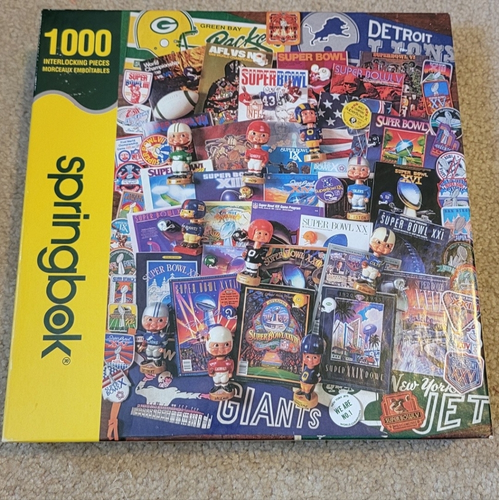 Super Bowl Puzzle - 1000 Pieces